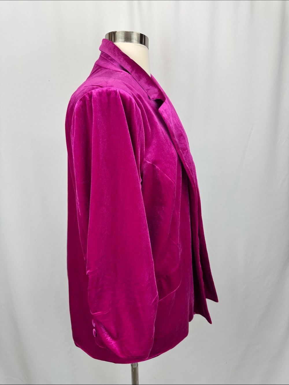 NWT Skies are Blue hot pink oversized blazer 3X - Picture 2 of 4